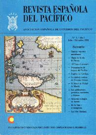 Revista Española del Pacífico. Núm. 1, Año 1991 | Biblioteca Virtual Miguel de Cervantes