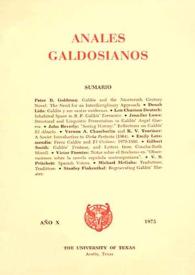 Anales galdosianos. Año I, 1966 | Biblioteca Virtual Miguel de Cervantes