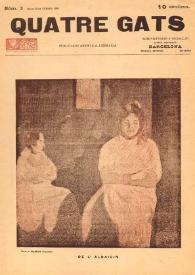 Quatre gats. Publicació artística-literària. Núm. 3 Dijous 23 de febrer, 1899 | Biblioteca Virtual Miguel de Cervantes