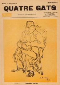Quatre gats. Publicació artística-literària. Núm. 4 Dijous 2 de març, 1899 | Biblioteca Virtual Miguel de Cervantes