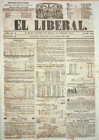 El Liberal. Núm. 525, sábado 11 de enero de 1845 | Biblioteca Virtual Miguel de Cervantes