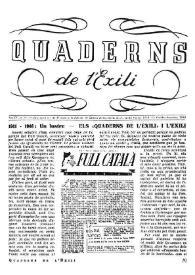 Quaderns de l'exili. Any IV, núm. 24, octubre-desembre 1946 | Biblioteca Virtual Miguel de Cervantes
