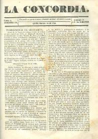 La Concordia. Tomo II, semestre III, núm. 2, 10 de marzo de 1845 | Biblioteca Virtual Miguel de Cervantes