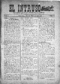 El intruso. Bi-Semanario Joco-serio netamente independiente. Tomo I, núm. 16, jueves 17 de marzo de 1921 | Biblioteca Virtual Miguel de Cervantes