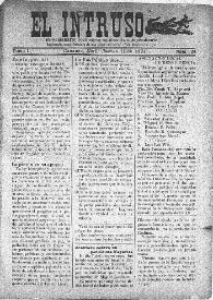 El intruso. Bi-Semanario Joco-serio netamente independiente. Tomo I, núm. 24, jueves 14 de abril de 1921 | Biblioteca Virtual Miguel de Cervantes