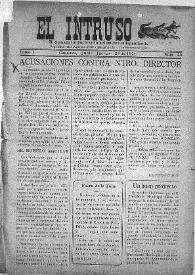 El intruso. Bi-Semanario Joco-serio netamente independiente. Tomo I, núm. 44, jueves 23 de junio de 1921 | Biblioteca Virtual Miguel de Cervantes