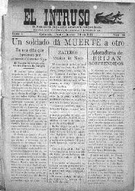 El intruso. Bi-Semanario Joco-serio netamente independiente. Tomo I, núm. 46, jueves 30 de junio de 1921 | Biblioteca Virtual Miguel de Cervantes