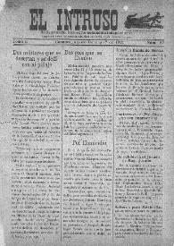 El intruso. Bi-Semanario Joco-serio netamente independiente. Tomo I, núm. 57, domingo 7 de agosto de 1921 | Biblioteca Virtual Miguel de Cervantes