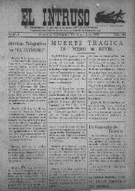 El intruso. Tri-Semanario Joco-serio netamente independiente. Tomo I, núm. 68, domingo 4 de septiembre de 1921 | Biblioteca Virtual Miguel de Cervantes