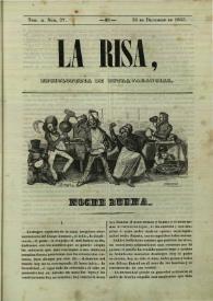 La risa : enciclopedia de extravagancias. Tom. II, Núm. 37, 24 de diciembre de 1843 | Biblioteca Virtual Miguel de Cervantes