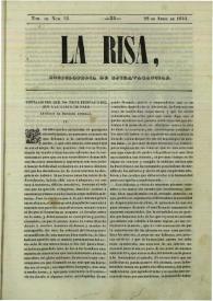 La risa : enciclopedia de extravagancias. Tom. III, Núm. 55, 28 de abril de 1844 | Biblioteca Virtual Miguel de Cervantes
