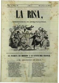 La risa : enciclopedia de extravagancias. Tom. III, Núm. 59, 26 de mayo de 1844 | Biblioteca Virtual Miguel de Cervantes