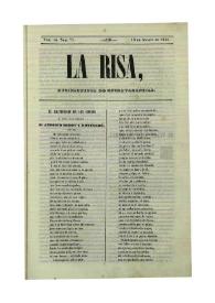 La risa : enciclopedia de extravagancias. Tom. III, Núm. 71, 18 de agosto de 1844 | Biblioteca Virtual Miguel de Cervantes