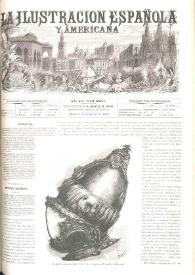 La Ilustración española y americana. Año XVI. Núm. 34. Madrid 8 de setiembre de 1872 [sic] | Biblioteca Virtual Miguel de Cervantes