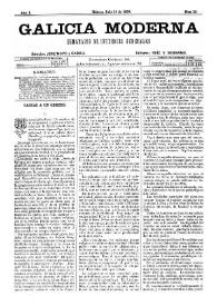 Galicia Moderna. Núm. 13, 26 de julio de 1885 | Biblioteca Virtual Miguel de Cervantes