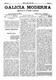 Galicia Moderna. Núm. 16, 16 de agosto de 1885 | Biblioteca Virtual Miguel de Cervantes