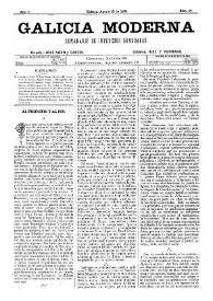Galicia Moderna. Núm. 17, 23 de agosto de 1885 | Biblioteca Virtual Miguel de Cervantes