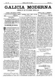 Galicia Moderna. Núm. 102, 10 de abril de 1887 | Biblioteca Virtual Miguel de Cervantes