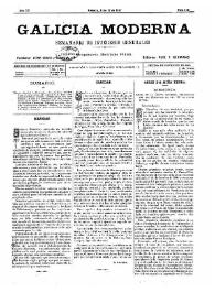 Galicia Moderna. Núm. 115, 10 de julio de 1887 | Biblioteca Virtual Miguel de Cervantes