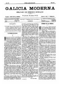 Galicia Moderna. Núm. 118, 31 de julio de 1887 | Biblioteca Virtual Miguel de Cervantes