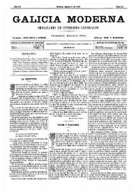 Galicia Moderna. Núm. 121, 21 de agosto de 1887 | Biblioteca Virtual Miguel de Cervantes