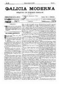 Galicia Moderna. Núm. 127, 3 de octubre de 1887 | Biblioteca Virtual Miguel de Cervantes