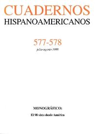 Cuadernos Hispanoamericanos. Núm. 577-578, julio-agosto 1998 | Biblioteca Virtual Miguel de Cervantes