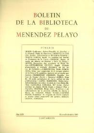 Boletín de la Biblioteca de Menéndez Pelayo. 1989 | Biblioteca Virtual Miguel de Cervantes
