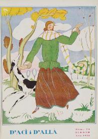 D'ací d'allà : magazine mensual. Vol. XIII, núm. 74 (febrer 1924) | Biblioteca Virtual Miguel de Cervantes