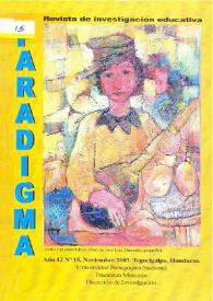Paradigma : Revista de investigación educativa. Año 12, Nº 15, noviembre 2003 | Biblioteca Virtual Miguel de Cervantes
