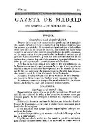 Gazeta de Madrid. 1809. Núm. 57, 26 de febrero de 1809 | Biblioteca Virtual Miguel de Cervantes