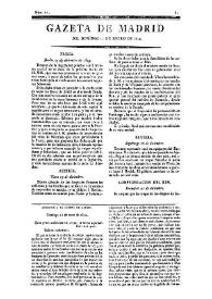 Gazeta de Madrid. 1810. Núm. 21, 21 de enero de 1810 | Biblioteca Virtual Miguel de Cervantes