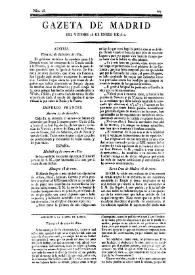 Gazeta de Madrid. 1810. Núm. 26, 26 de enero de 1810 | Biblioteca Virtual Miguel de Cervantes