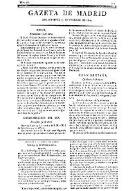 Gazeta de Madrid. 1810. Núm. 56, 25 de febrero de 1810 | Biblioteca Virtual Miguel de Cervantes