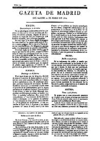Gazeta de Madrid. 1810. Núm. 79, 20 de marzo de 1810 | Biblioteca Virtual Miguel de Cervantes