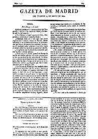 Gazeta de Madrid. 1810. Núm. 145, 25 de mayo de 1810 | Biblioteca Virtual Miguel de Cervantes