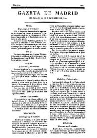 Gazeta de Madrid. 1810. Núm. 314, 10 de noviembre de 1810 | Biblioteca Virtual Miguel de Cervantes