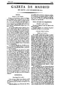 Gazeta de Madrid. 1810. Núm. 324, 20 de noviembre de 1810 | Biblioteca Virtual Miguel de Cervantes