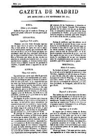 Gazeta de Madrid. 1810. Núm. 325, 21 de noviembre de 1810 | Biblioteca Virtual Miguel de Cervantes