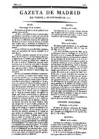 Gazeta de Madrid. 1810. Núm. 327, 23 de noviembre de 1810 | Biblioteca Virtual Miguel de Cervantes