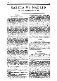 Gazeta de Madrid. 1810. Núm. 358, 24 de diciembre de 1810 | Biblioteca Virtual Miguel de Cervantes