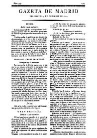 Gazeta de Madrid. 1810. Núm. 359, 25 de diciembre de 1810 | Biblioteca Virtual Miguel de Cervantes