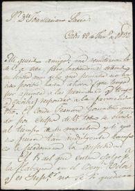 Carta de And. Cascales y de Ariza. Cádiz, 22 de junio de 1832 | Biblioteca Virtual Miguel de Cervantes