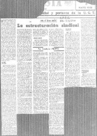 Ante el futuro español. La estructuración sindical / por Indalecio Prieto | Biblioteca Virtual Miguel de Cervantes