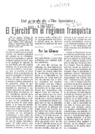 El ejército en el régimen franquista / Ian Gilmour | Biblioteca Virtual Miguel de Cervantes