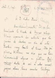 Carta de Martínez Sierra, Gregorio | Biblioteca Virtual Miguel de Cervantes