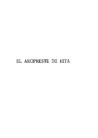 El Arcipreste de Hita : estudio crítico / por Julio Puyol y Alonso | Biblioteca Virtual Miguel de Cervantes
