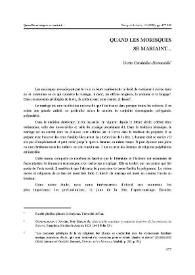 Quand les morisques se mariaint... / Yvette Cardaillac-Hermosilla | Biblioteca Virtual Miguel de Cervantes
