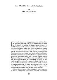 La noche de Cajamarca / por José Luis Sampedro | Biblioteca Virtual Miguel de Cervantes