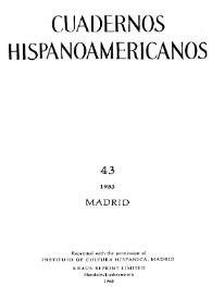 Cuadernos Hispanoamericanos. Núm. 43, julio 1953 | Biblioteca Virtual Miguel de Cervantes